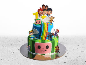 Cocomelon Animals Cake