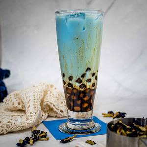 Blue Boba Milk Tea