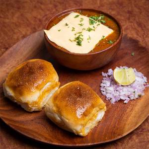 Cheese pav bhaji 