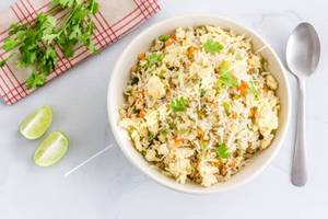Mumbai Style Egg Chicken Fried Rice