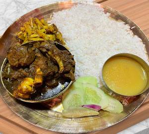 Chmaparan Mutton Stew( khadai mutton )Thali