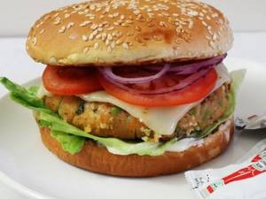 Aloo tikki burger      