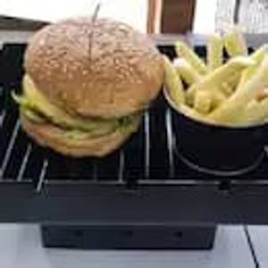 Grilled chicken burger