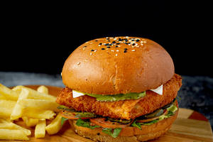 Piri Piri Paneer Burger