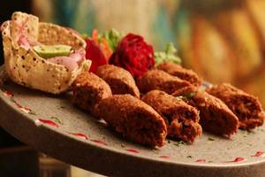 Chicken Seekh Kebab (handmade).
