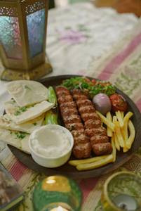 Lamb Kebab Platter
