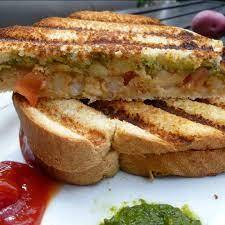 Aloo Matar Grilled Sandwich