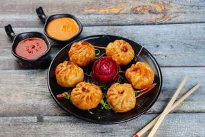 Veg Fried Momos 6pc