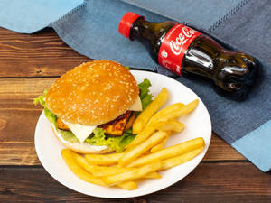 Big Aloo Tikki +Fries+Coke