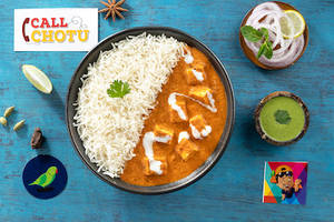 Paneer Makhani aur Chawal