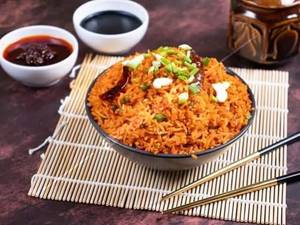 Veg Triple Schezwan Fried Rice