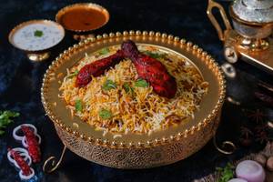 Dum Chicken Leg Biryani