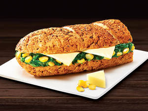 Spinach n Corn Cheese Sandwich