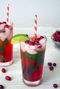Cranberry mojito
