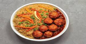 Veg. Rice + Manchurian