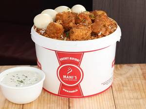 Chicken Bucket Biryani (Jeera Samba)