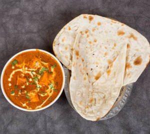 2 Phulka+paneer butter masala