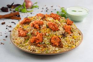 Hyderabadi Chicken Tikka Biryani (Serves 1)