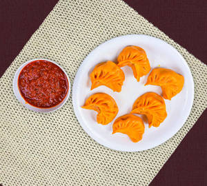 Paneer Tikka Steamed Momos (6pcs)