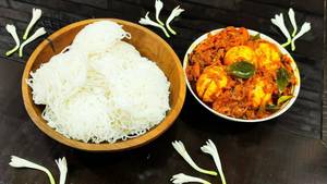 Idiyappam + Egg Roast