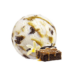 Vanilla Caramel Brownie Ice Cream