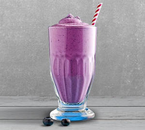 Blueberry milkshake