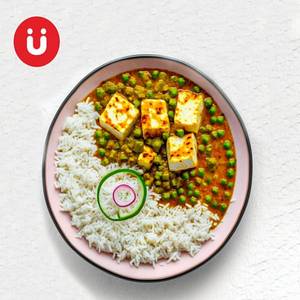 Matar Paneer Rice Box