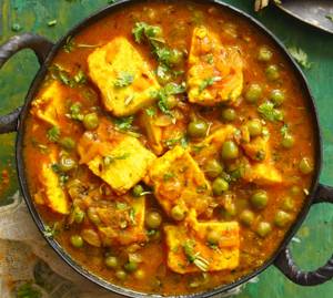 Matar Paneer (Recommended)