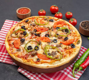 Bbq Veggie Pizza  [6 Inch]