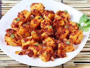 Paneer Butter Garlic Pepper Fry