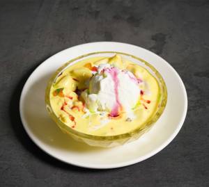 Fruit Salad with Ice cream