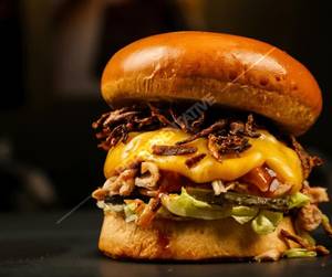 Chicken Nuggets with Cheese Burger