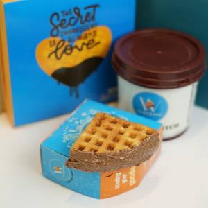 Butterscotch Bliss Waffle [ Tripple Layered ]