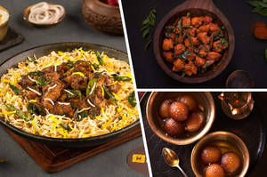 Pepper Paneer Biryani Combo (serves 1)