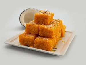 Nariyal Burfi.