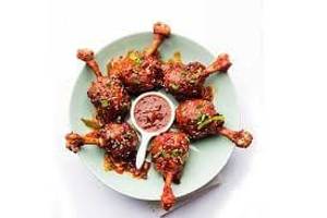 Chicken Lollypop With Schezwan