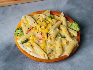 Corn Cheese Pasta