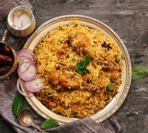 Hyderabadi Chicken Biryani (full)