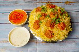 Prawns biryani