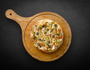 Tandoori mushroom pizza