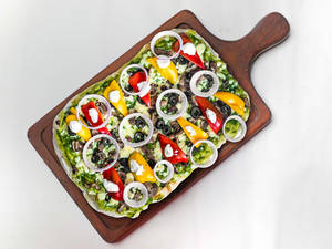 Sourdough Verde Pinsa Pizza Slice