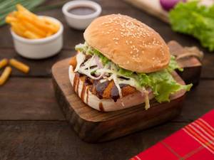 The Chicken Steak Burger