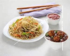 Veg Manchurian Noodles
