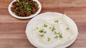 Appam + Poth Roast