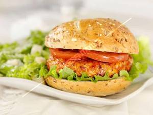 Chicken Tandoori Burst Burger