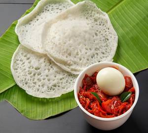 Appam + Egg Roast (single)