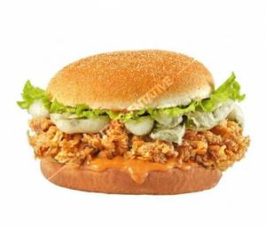 Crispy Chicken Tikki Burger