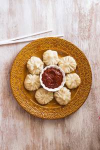 Chicken Momos Steam