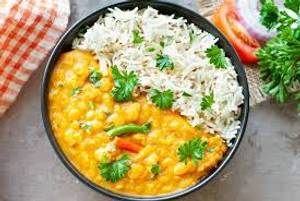 Plain Ghee Rice With Dal