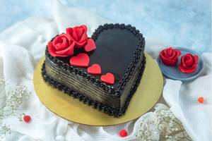 Chocolate Heart Shape Cake [1 Pound]
